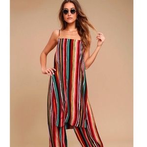 Free People Ruby Multi Striped Two-Piece set